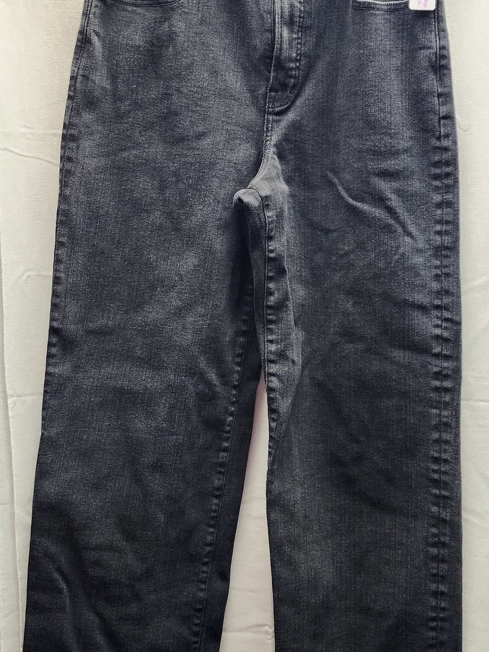 Women's Black Wide-Leg Jeans